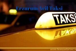Erzurum Taksi / Nöbetçi / Acil Taksi